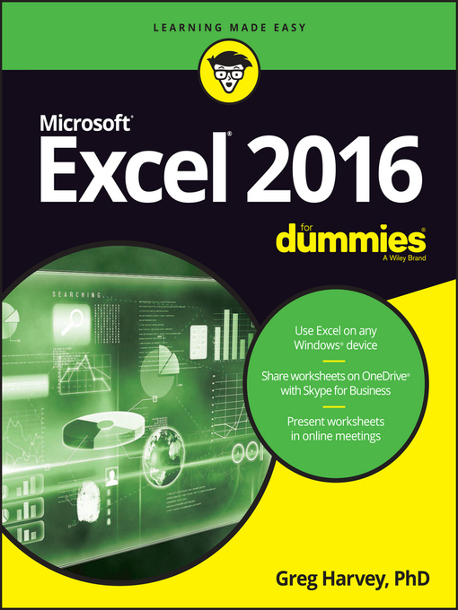 Title details for Excel 2016 For Dummies by Greg Harvey - Wait list
